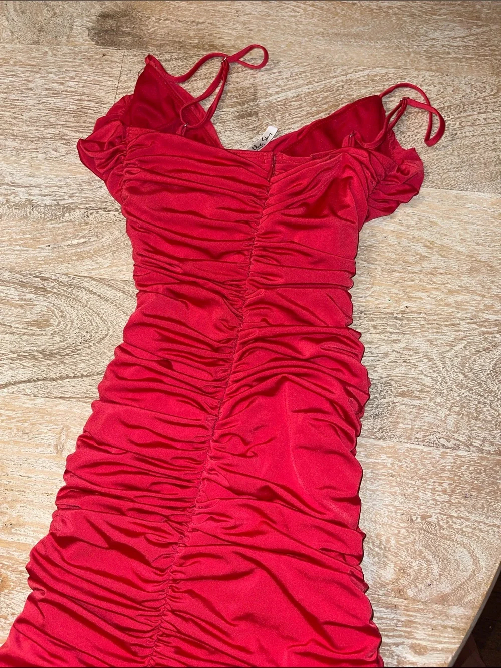 lucy in the sky red dress